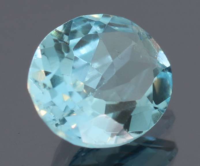 Classic Oval 3.41ct Swiss Blue Topaz