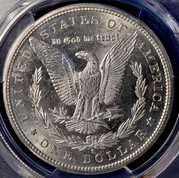 1880-S Morgan Silver Dollar PCGS MS62.