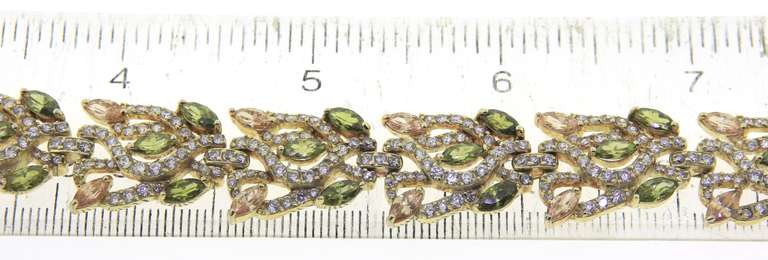 Sterling Silver Multi Gemstone Bracelet