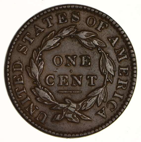 1833 Matron Head Large Cent - Near Uncirculated