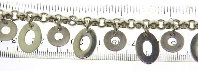 Sterling Silver Set Of Rolo Chain With Charms