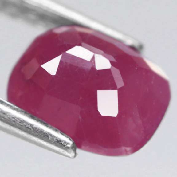 Glistening violet red 2.51ct UNHEATED Ruby