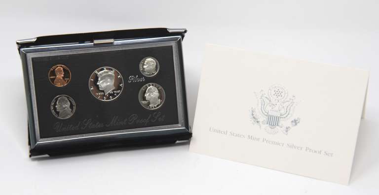 1997 US Mint Premier Silver Proof Set with Coa