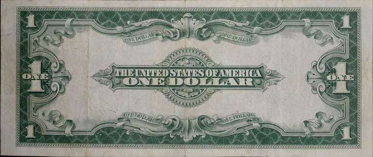 Series Of 1923 Silver Certificate Large Note. Circulated.