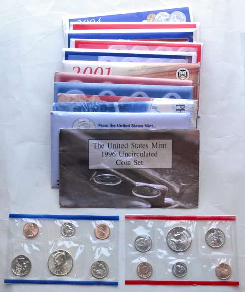 1996 1998- 2004 US Mint Sets