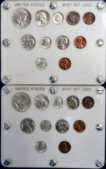 1955 United States Mint Set.
