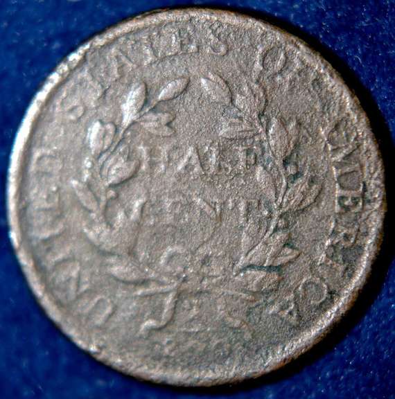 1807 Draped Bust Large Cent Circulated.