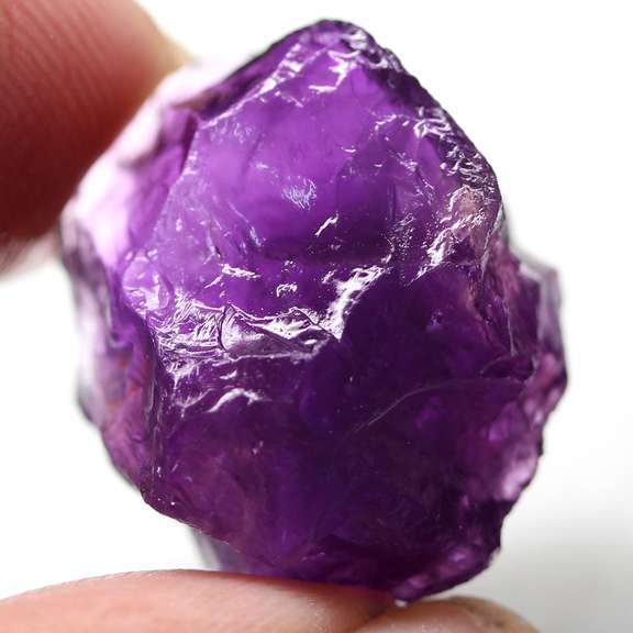 Large 20.55ct untreated uncut Amethyst