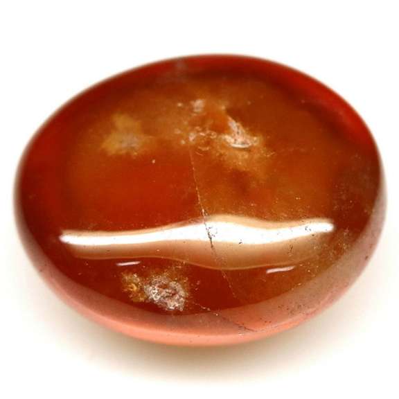 Huge 21.35ct maple red Hessonite Garnet