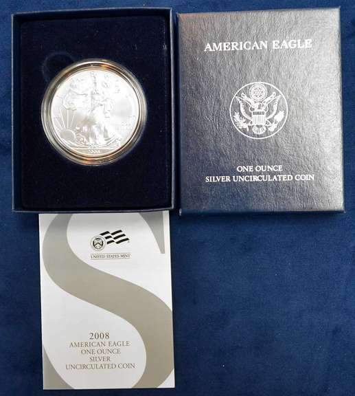 2008 American Silver Eagle Burnished.