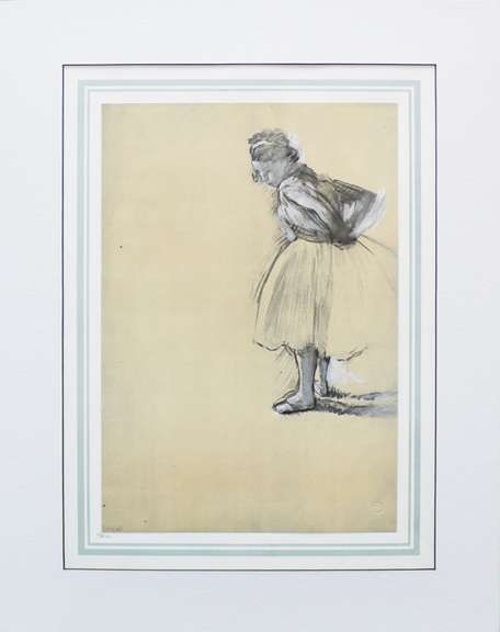 EDGAR DEGAS (AFTER) DANSUESE DEBUT 1922