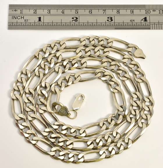 Heavy Long Figaro Necklace