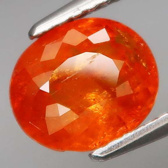 Rich 2.21ct top orange Namibian Garnet