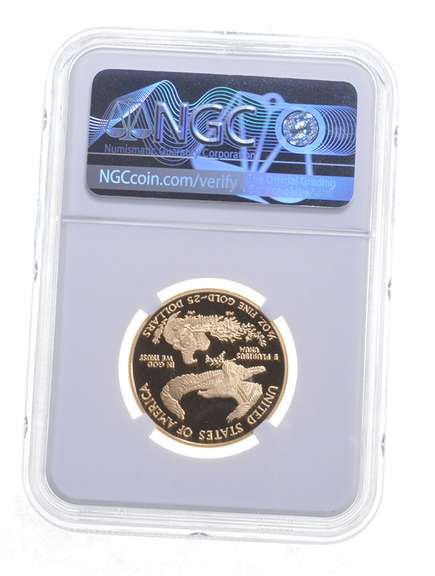 PF70 UCAM 2008-W $25 American Gold Eagle - Graded NGC