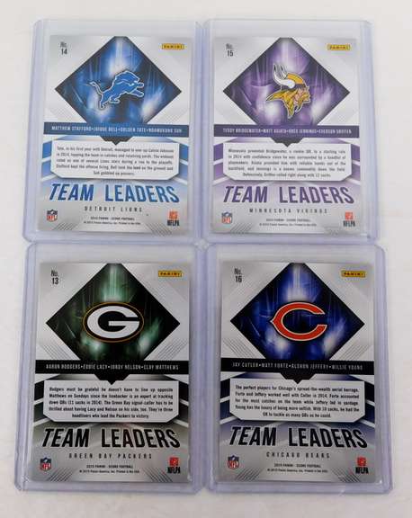 4 - 2015 Panini Team Leaders Football Cards