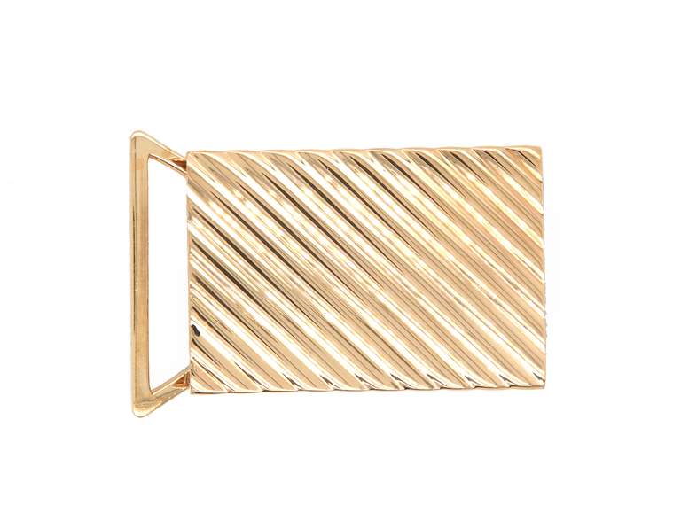 Trendy Cartier Yellow Gold Belt Buckle