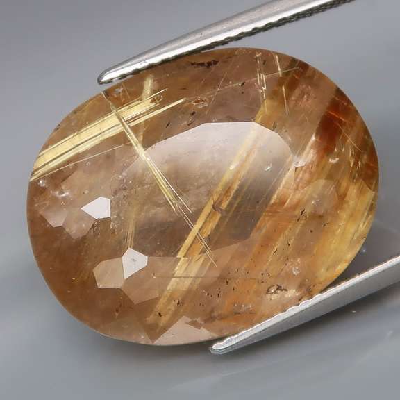 Simply amazing 21.42ct Titanium Rutilated Quartz