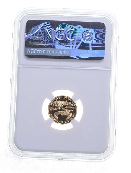 PF70 UCAM 2007-W $5 American Gold Eagle - Graded NGC