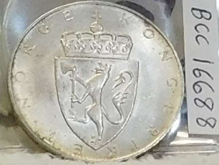 Norway 1964 Commem Sil 10 Kroner, 900 fine