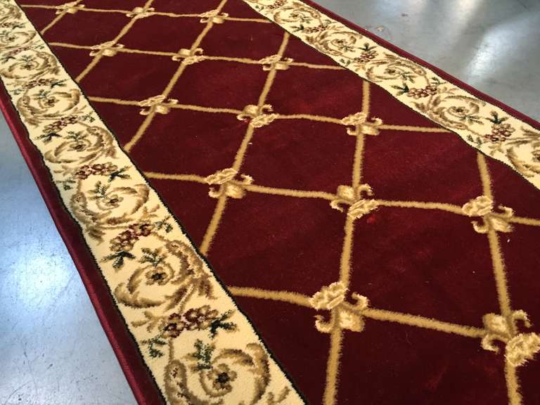 French Fleur De Lis Design 12 Ft Runner