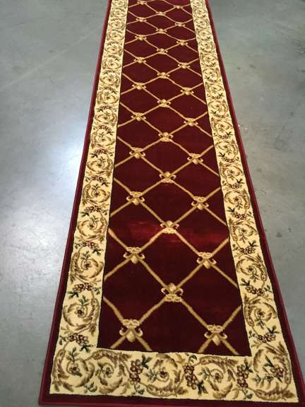 French Fleur De Lis Design 12 Ft Runner