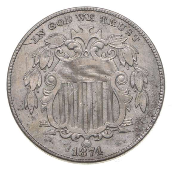 1874 Shield Nickel