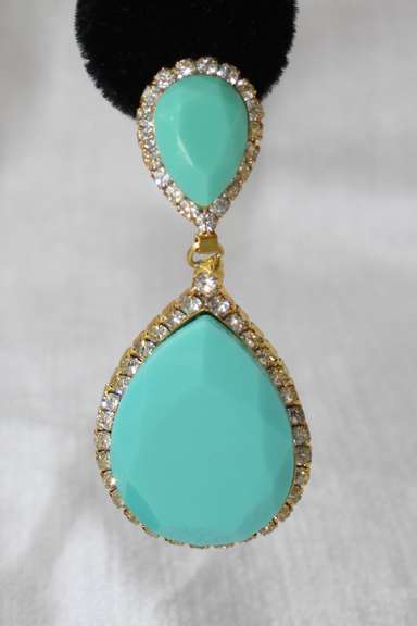 Good Luck Turquoise Color Fashion Earrings