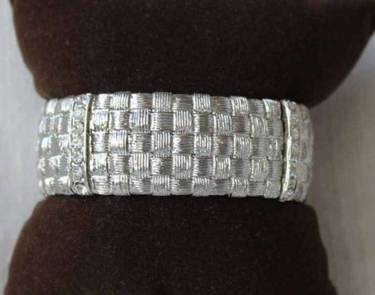 Silver Color  Fashion Jewelry stretch Bracelet