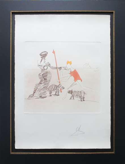 SALVADOR DALI PASTORALE 1980