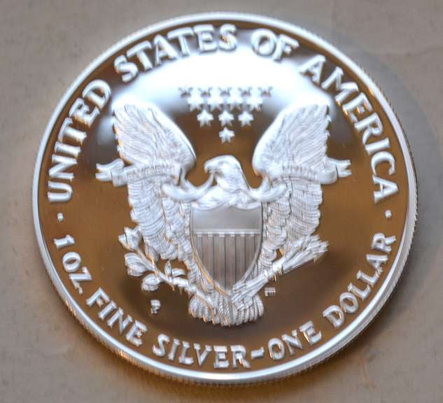 1998  Proof  Silver Eagle W Box And Paper