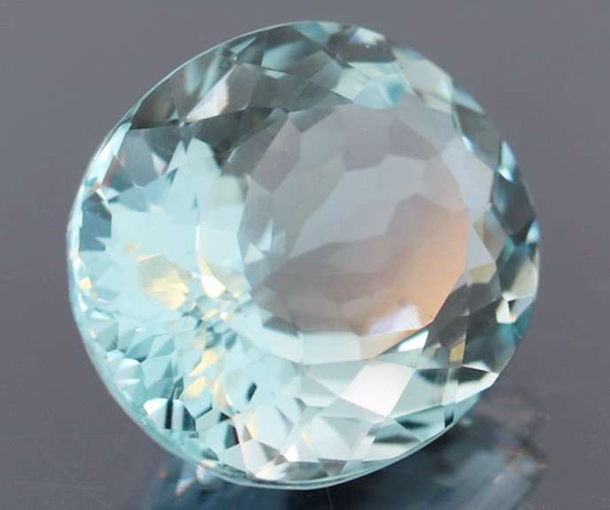 Designer 25.96ct aqua blue Hydrothermal Quartz