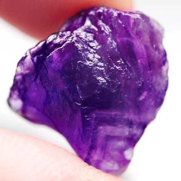 Large 12.08ct untreated uncut Amethyst