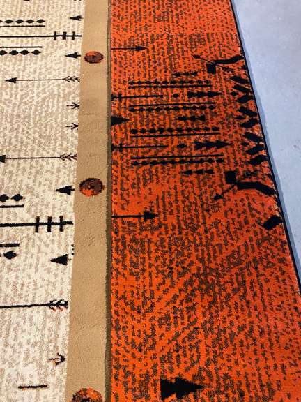 FASCINATING TRIBAL DESIGN RUG 8x11