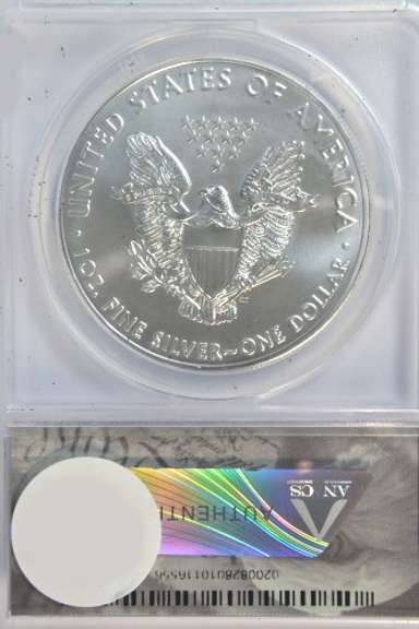 Flawless 1st Strike 2020 $1 American Silver Eagle. ANACS MS70