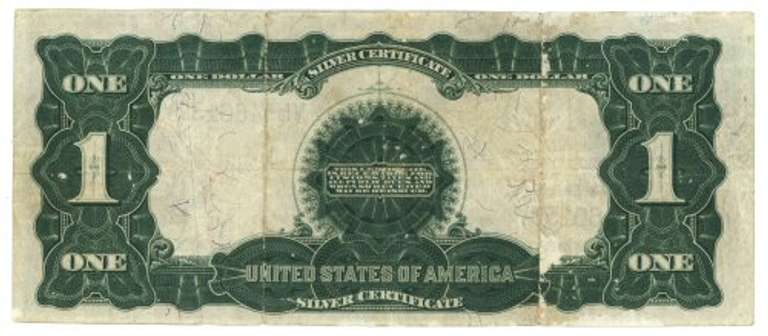 Very nice 1899 Series Large Size $1 Black Eagle Silver Cert