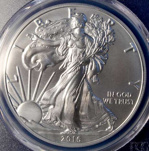 2016 American Silver Eagle PCGS MS70 30th Anniversary