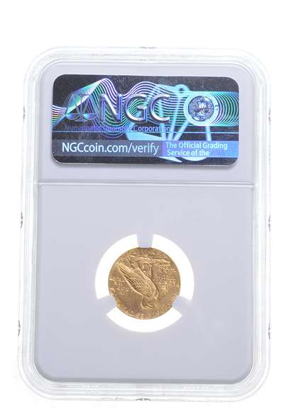 MS63 1929 $2.50 Indian Head Gold Quarter Eagle - Graded NGC