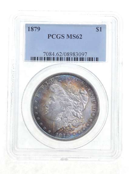 MS62 1879 Morgan Silver Dollar - Graded PCGS