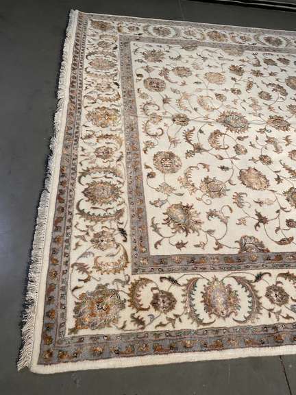 EXQUISITE SILK & WOOL RUG 8x10