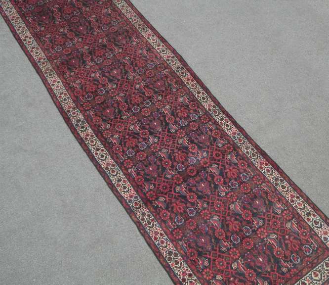 Semi Antique Persian Malayer 12.10x3.7 12.10x3.7