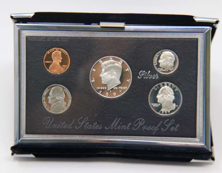 1997 US Mint Premier Silver Proof Set with Coa