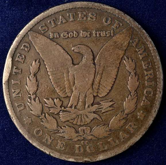 1882-CC Morgan Silver Dollar Circulated.