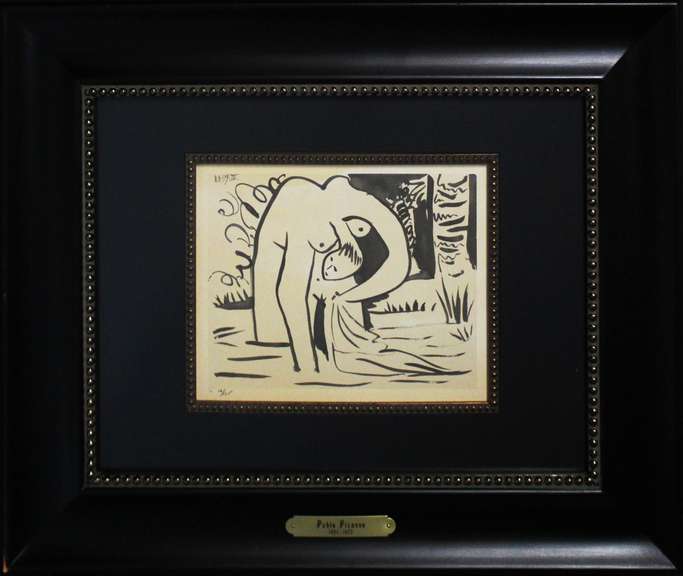 ORIGINAL OFFSET LITHOGRAPH BY PABLO PICASSO (AFTER) 11.8.59 IV 1962  PICASSO (AFTER) 11.8.59 IV