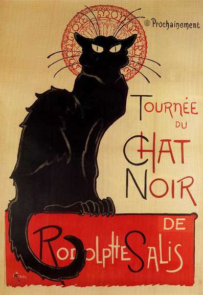 Theophile A Steinlen Chat Noir