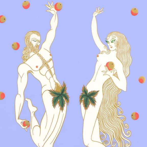 Adam and Eve Erte (1892-1990) Adam and Eve