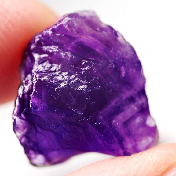 Large 12.08ct untreated uncut Amethyst