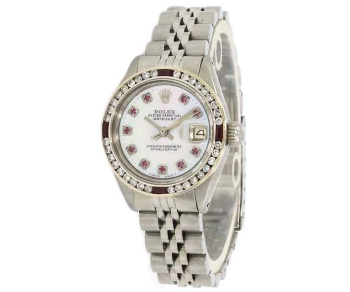 Rolex Datejust Jubilee Bracelet Mop Dial and Bezel Watch