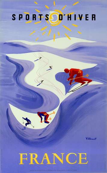 Bernard Villemot Sports D'hiver Bernard Villemot  Sports D'hiver