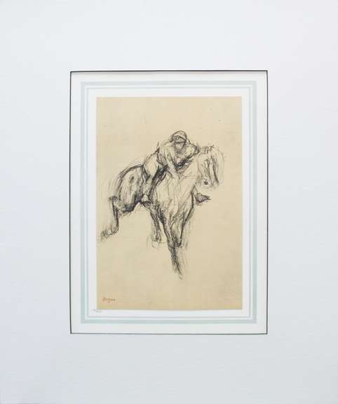EDGAR DEGAS (AFTER) JOCKEY SUR UN CHEVAL AU GALOP  DEGAS (AFTER) JOCKEY SUR UN CHEVAL AU GALOP