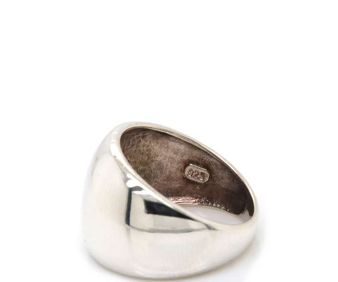 Sterling Silver Dome Ring